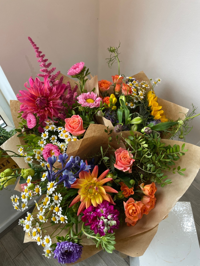 Rustic and Ready Hand Tied Bouquet