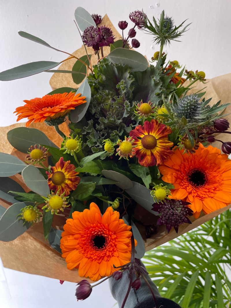 Rustic and Ready Autumnal Bouquet