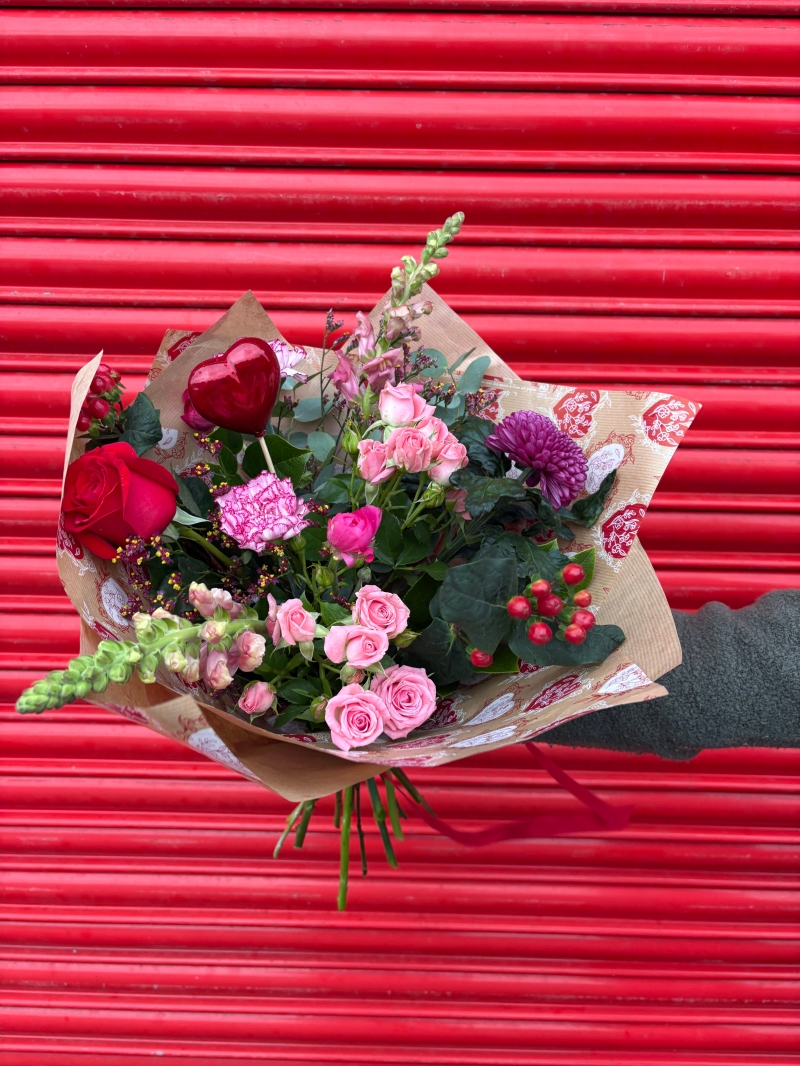 Valentines florist choice bouquet 