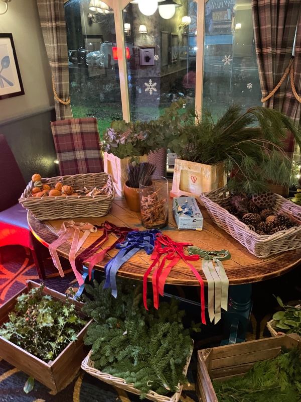 Christmas Wreath Workshop at Macchiato Lounge, Thurcroft, 25th November 2026