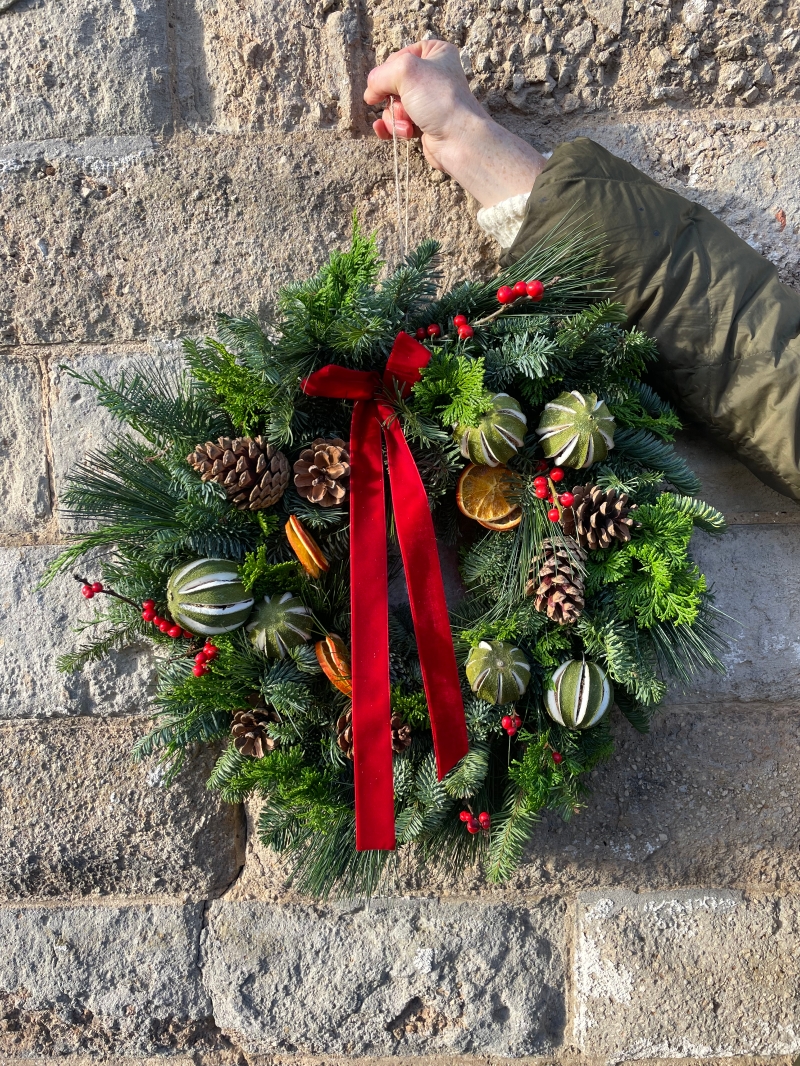 Christmas Wreath Workshop at Yellow Broom, Bramley, 8th December 2026