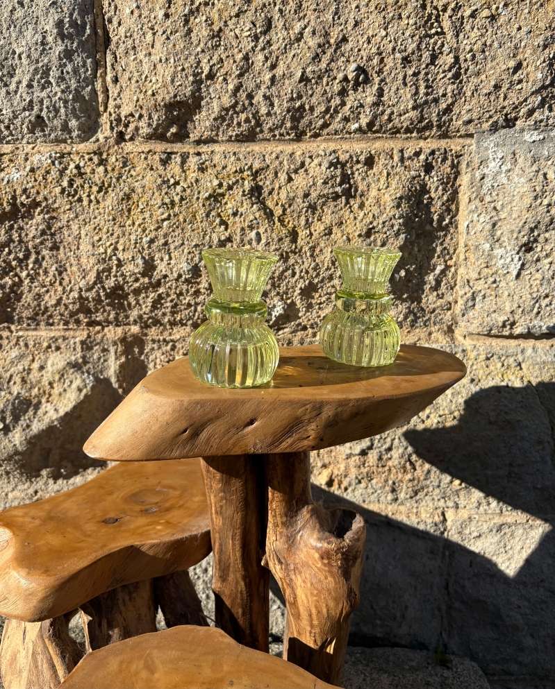 Glass Candle Holder