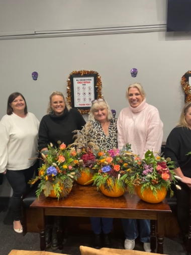 Autumn Pumpkin Flower Workshop