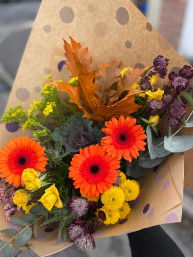 Rustic and Ready Autumnal Bouquet
