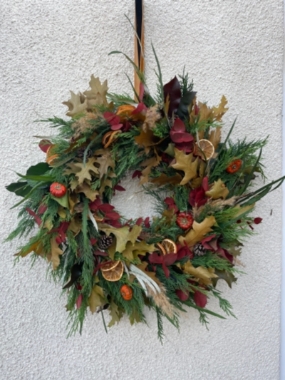 Autumn Wreath Workshop, Violets Ravenfield