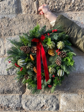 Christmas Wreath Workshop at Yellow Broom, Bramley, 8th December 2026