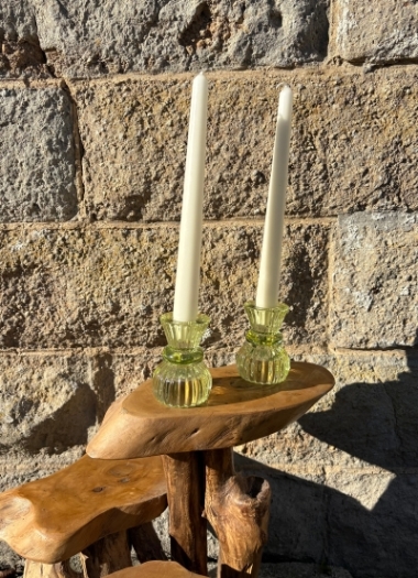 Glass Candle Holder